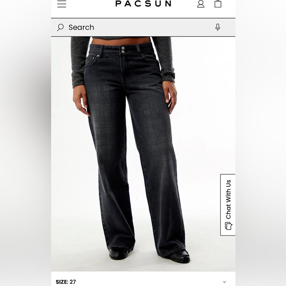 PacSun Casey Low Rise Baggy Jean